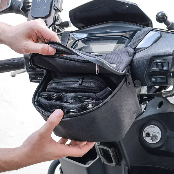 New Waterproof Men's Motorcycle Bag, Cycling Crossbody Bag, Business Casual Sports Work Commute Bag, Motorcycle Head Bag