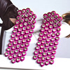 Earrings with tassels, accessory, European style, wholesale