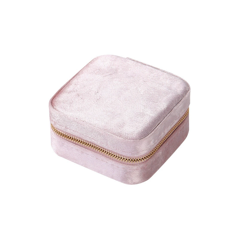 Handheld storage system with zipper, accessory, storage box, earrings, ring