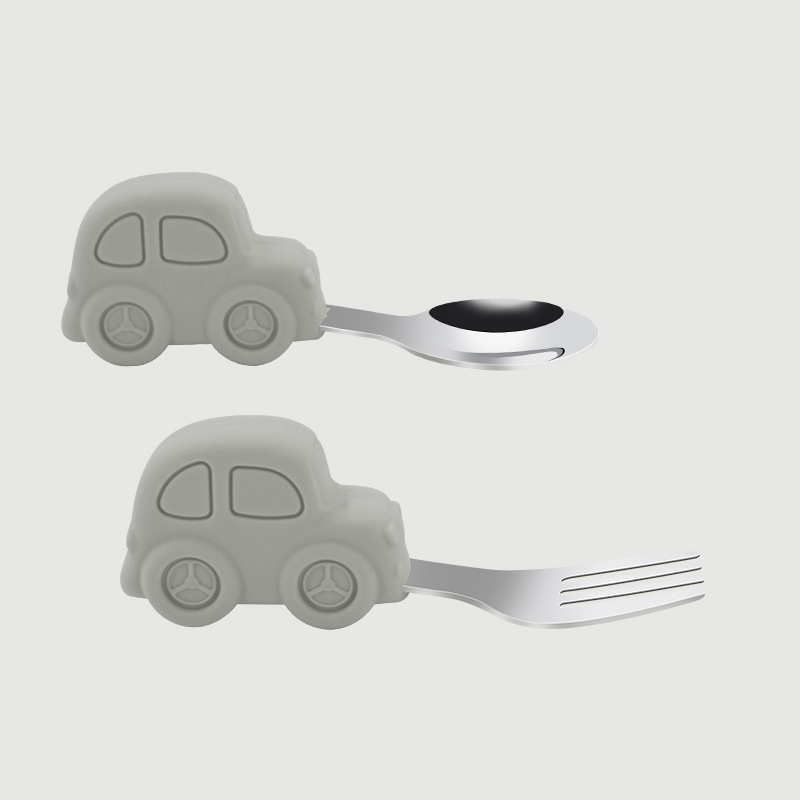 Cuchara de tenedor de automóvil: ceniza