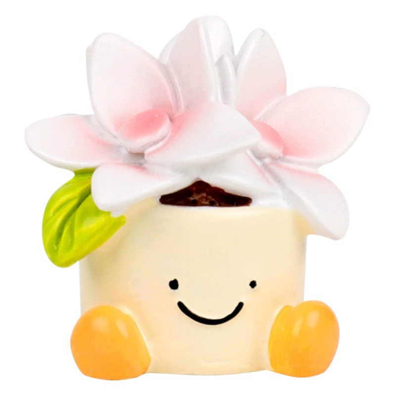 Симпатичные автомобильные аксессуары, цветы в горшках, автомобильные аксессуары, мини-украшение центральной консоли, высококачественные трансграничные аксессуары.