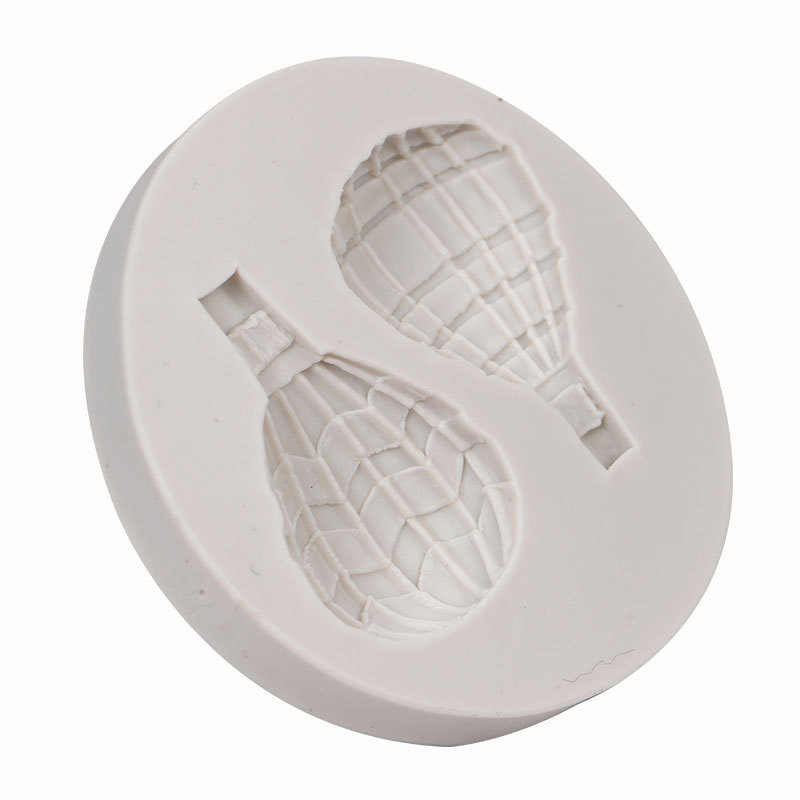 Dibujos Animados globo de aire caliente molde silicona DIY hecho a mano chocolate fondant cake decoración hornear arcilla epoxi