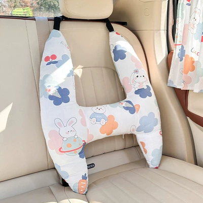 Car curtains | Curtain - h-shaped-childrens-sleeping-pillow-rabbit-paradise