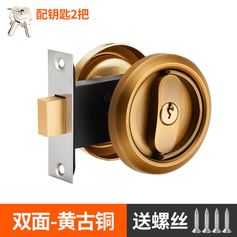 Cerradura de puerta invisible cerradura oculta cerradura de fondo pared deslizante cerradura de puerta doble gancho cerradura de puerta cerradura de acero inoxidable 304