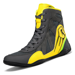 VS02 Cross Border Boxing Shoes Wrestling Shoes Soft Fitness Comfortable Stop Slip Training Competition Shoes Indoor Training Shoes High-top