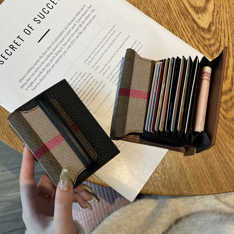 Women's Genuine Leather Card Holder - Compact, High-End Ultra-Thin Multi-Slot ID Wallet, 2026 New Fashion Minimalist Multifunctional - Thumbnail 3