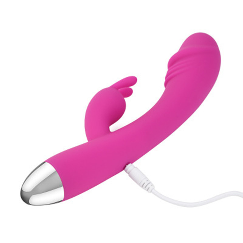 20-Frequency Heating Rabbit Vibrator for Women, Dual Stimulation, USB Rechargeable — detail image 2