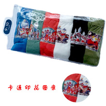 外贸卡通男童三角内裤六条包装儿童三角底裤Children's underwear