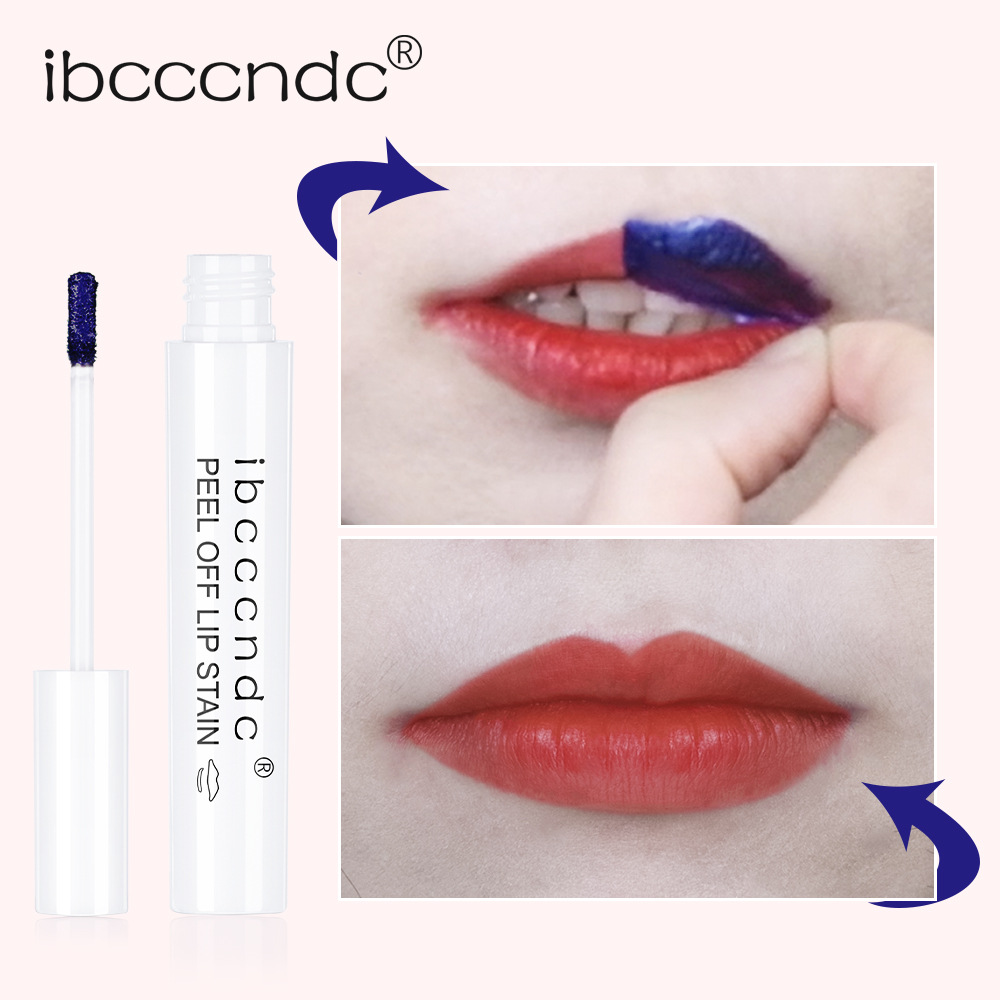 Carina Ibcccndc Tear Pull Color Set Rouge à lèvres Lip Glaze, un spray, décoloration, tasse non restante, rouge à lèvres multicolore_voghion.com