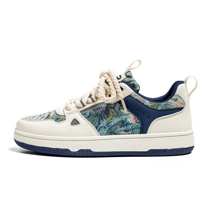 Scarpe da passeggio da uomo Scarpe casual Scarpe da basket Sneakers Tessuto Tela Assorbimento degli urti Calzature facili da pulire_voghion.com