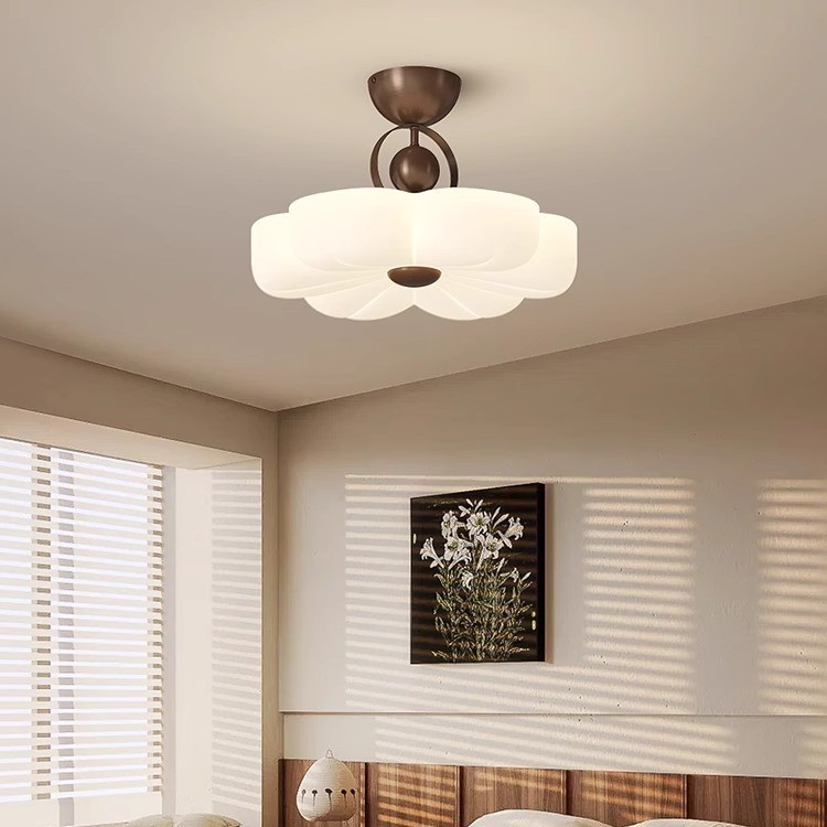 [Seleccionado cuidadosamente] Lámpara de techo de estilo crema francesa