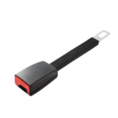 Factory direct supply new 25cm long steel wire safety belt extension strap car safety belt accessory safety belt buckle