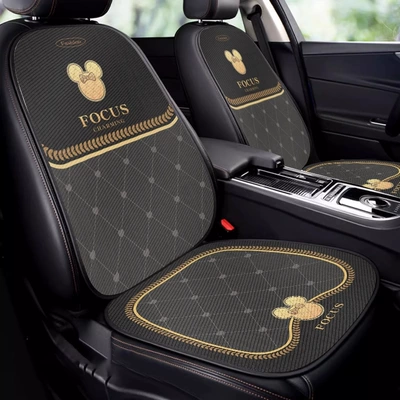 Rear Seat Cushion, Universal Half-Pack Car | Seat cushion, seat cover - e1153k-black-ginny-k-front-row-four-piece-set-velvet-pad-a03-code