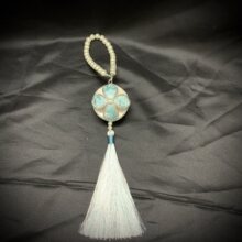 广西靖西绣球壮锦纯刺绣挂件工艺品民族特色4公分纯手工工艺品风