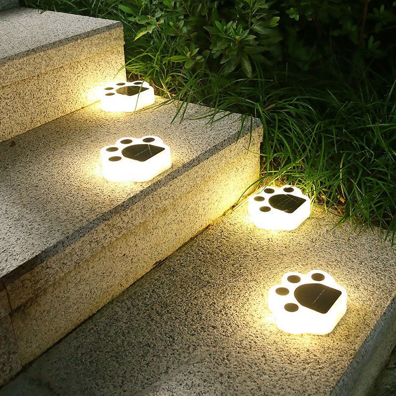 Solar Bear Palm Underground Light Outdoor Courtyard Small Yard Outdoor Waterproof Garden Layout House Decorative Lawn Light