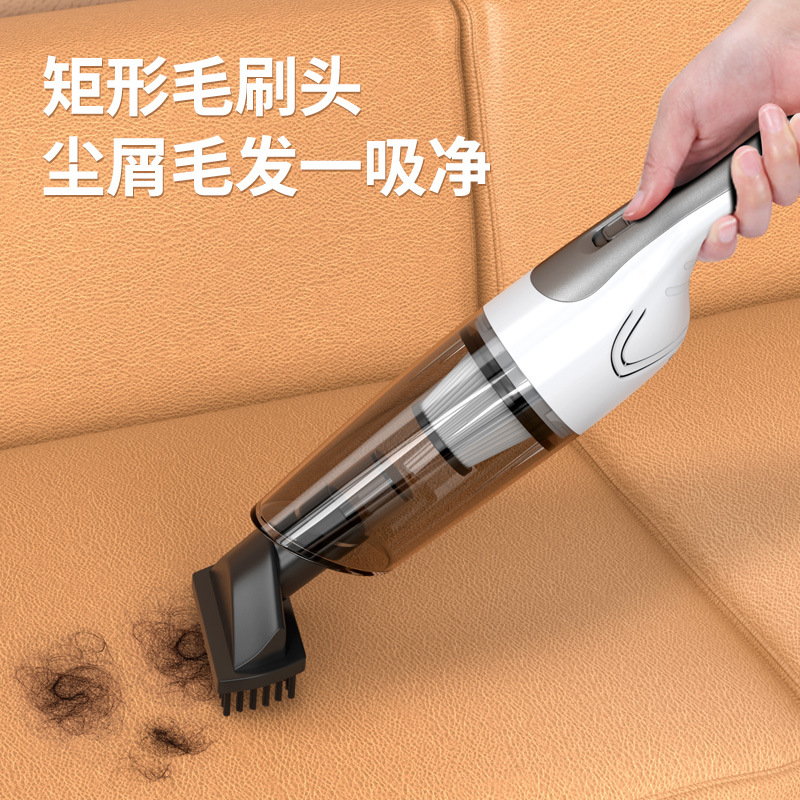 Cross-border car-mounted wireless high-power portable handheld vacuum cleaner, car and home dual-use desktop pet vacuum cleaner