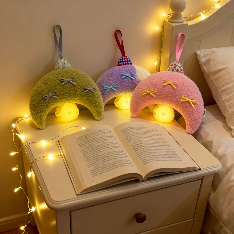Lamb Velvet Night Light Ins Bedside Lamp Atmosphere Lamp Bedroom Lamp Baby Feeding Can Be Hung Kidsren's Room Decoration