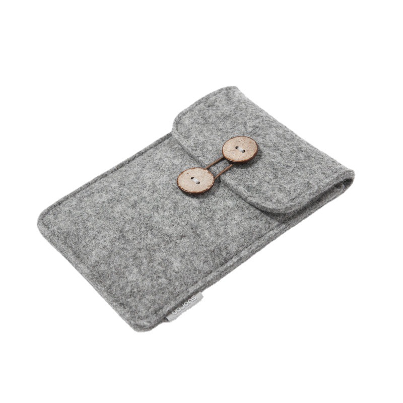 毛毡手机包时尚新款礼品钱袋毛毡零钱包充电宝保护套可加logo