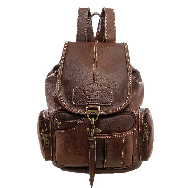 Retro backpack, trend shoulder bag, school bag, 2023 collection