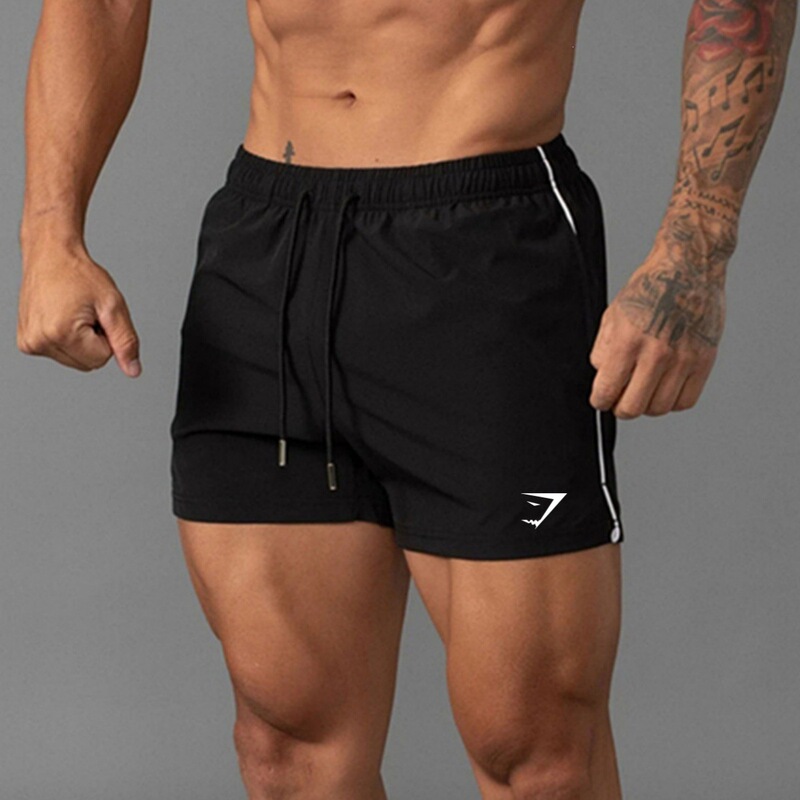 GYMSHARK Men's Summer Quick-Dry Breathable Thin Running Cycling Training Shorts