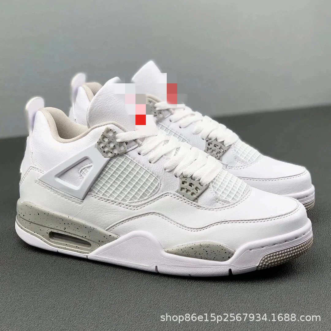 Zapatillas de Baloncesto Deportivas AJ4, Cuero y Caucho, Transpirable y Antideslizante, para Deporte y Ocio