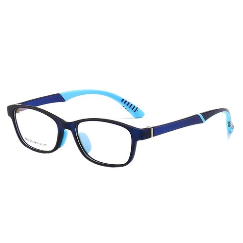 New TR90 Children's Soft Silicone Blue Light Blocking Glasses Frame for Students, Suitable for Both Boys and Girls, Wholesale