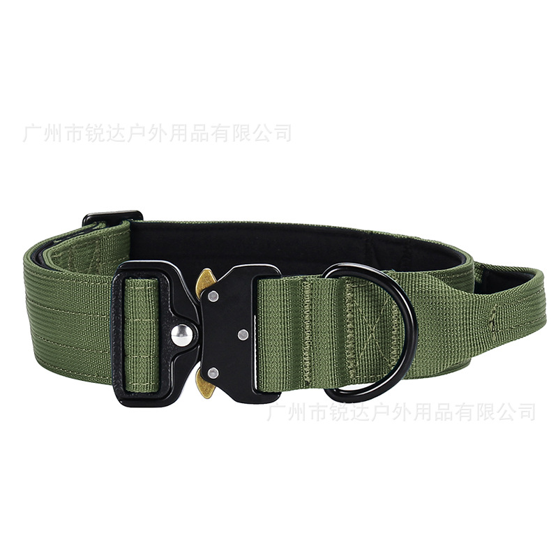 C5 nuevo collar de perros a prueba de explosiones collar de mango para perros grandes y medianos resistentes a la tensión contra el desprendimiento de cobra anillo de perros