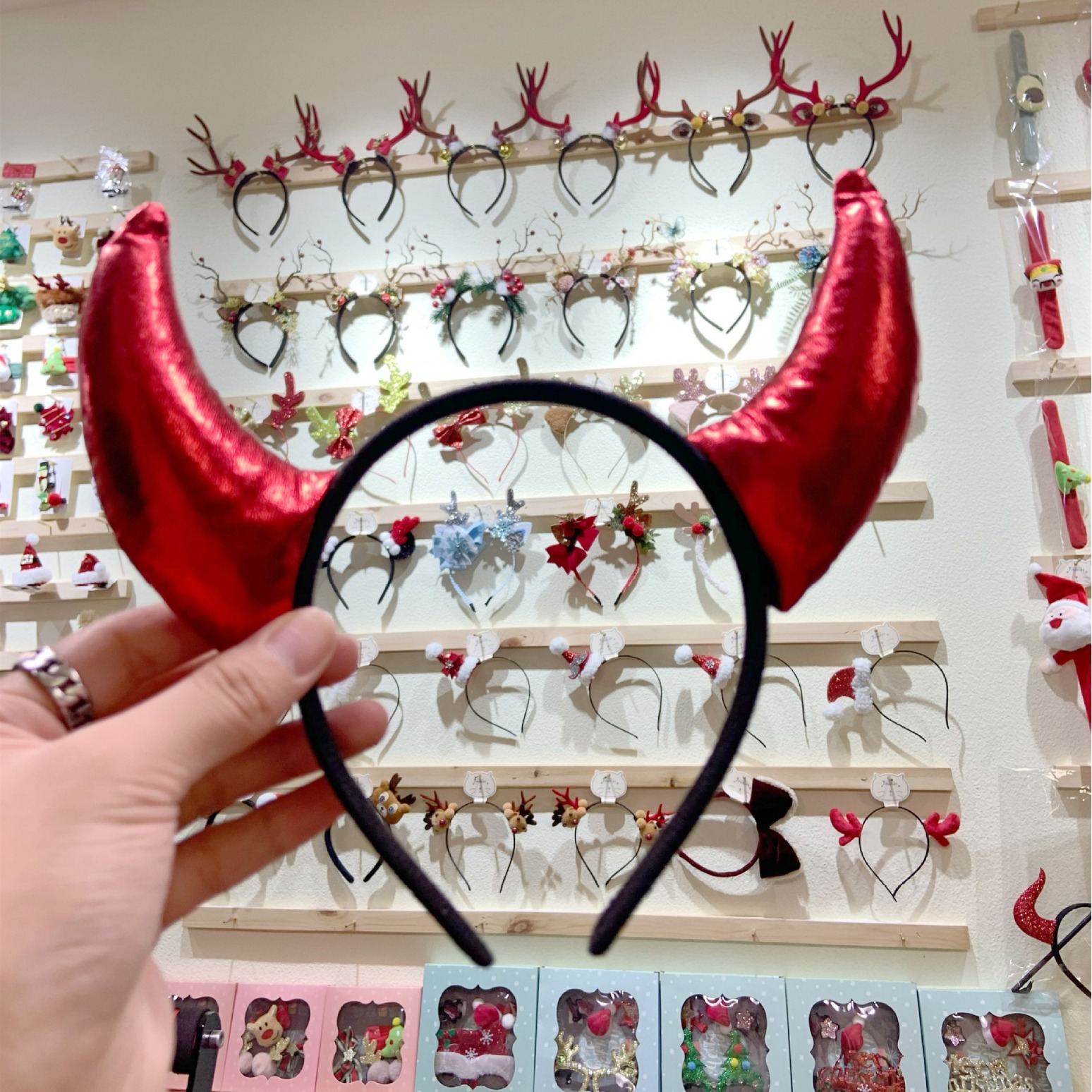 Halloween Halloween Decorations Factory Direct Demon Girl Cute Hairband Simple Lovely Funny Hair Accessories Hairband 