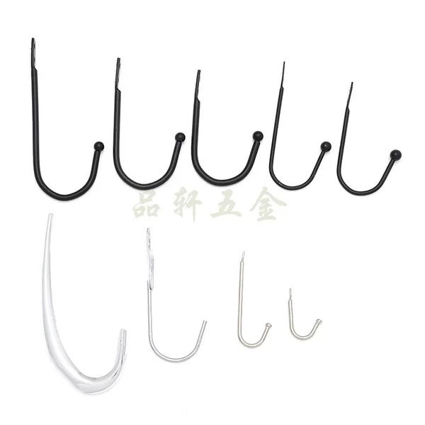 Wholesale manufacturers 34*25mm iron small clothes hook mini hook cabinet door decorative small clothes hook
