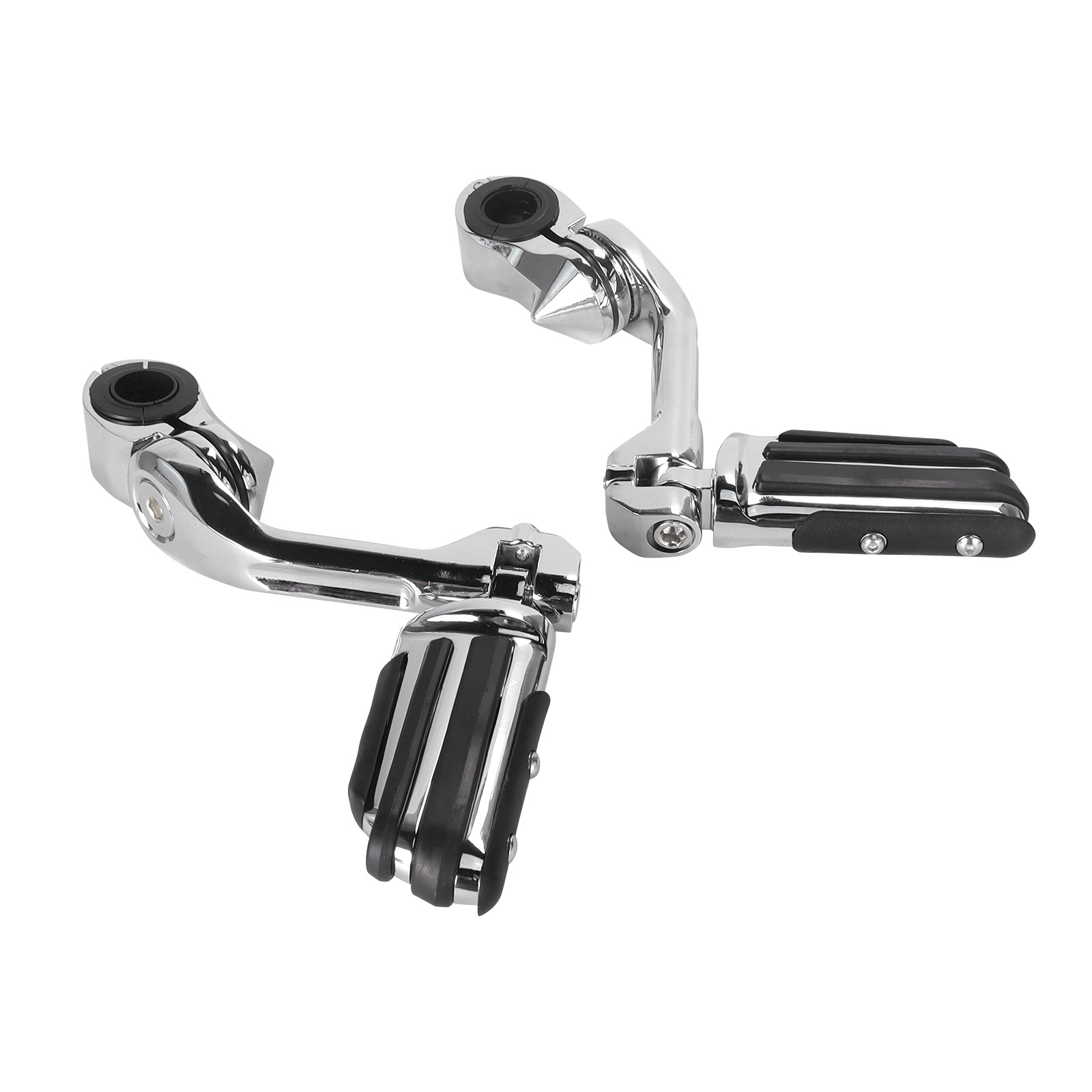 Motorcycle Footrest Combination Long Footrest Bracket Harley Road King Fat Boy Bumper Footrest Guard Bar Rest Bracket