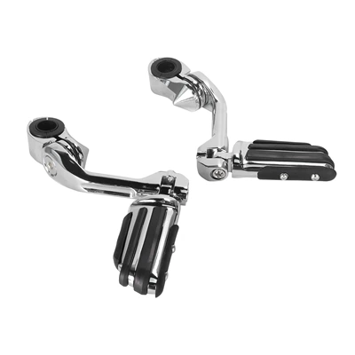Motorcycle pedals Bracket Harley Road King Fat - 6-pedal-plating-extended-pedal-ring-plating