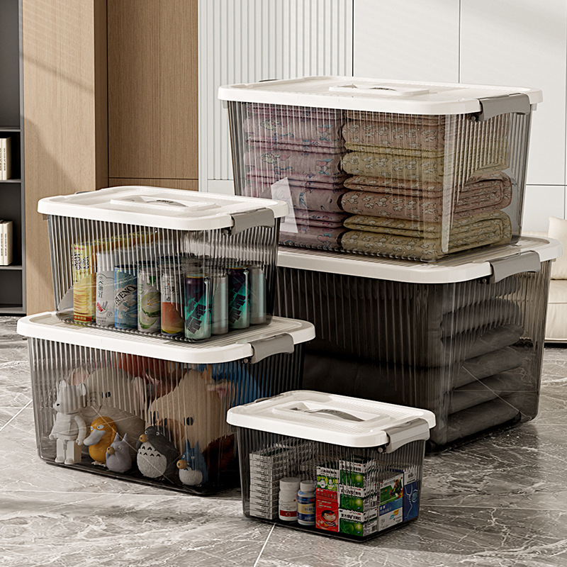 Home Daily Storage Box, Bedroom Quilt Storage Box, Dormitory Under-Bed Clothes Organizer, Plastic Toy Storage Box