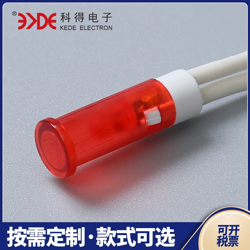 Производители поставляют K67 индикатор красный пластиковый корпус с линейным индикатором неоновый светодиодный электрический индикатор