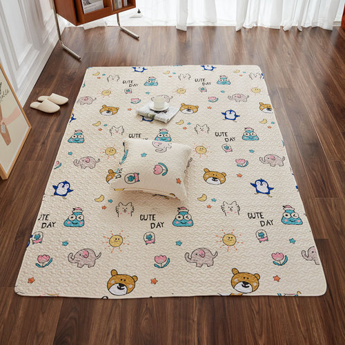 Cotton Foldable Washable Baby Play Mat Children's Room Carpet Non-slip Mat Baby Crawling Mat Home Use Dropshipping