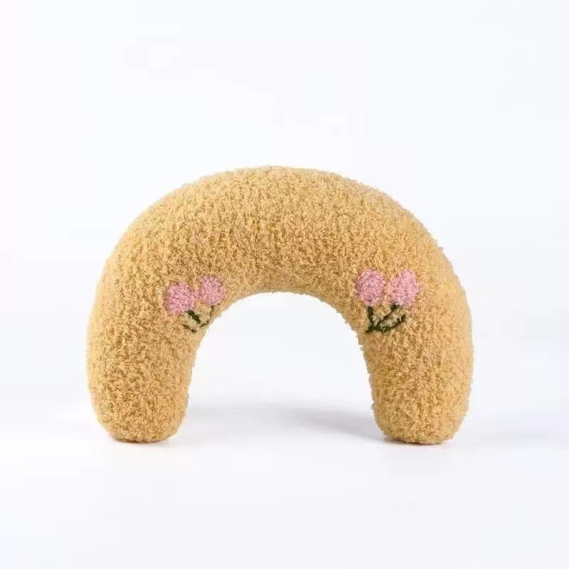Nuevo juguete sonoro de peluche para perros flush flush para perros y gatos Frisbee de peluche universal resistente a la mordida juguetes para mascotas