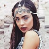 Metal headband with tassels, chain, hair accessory, European style, boho style