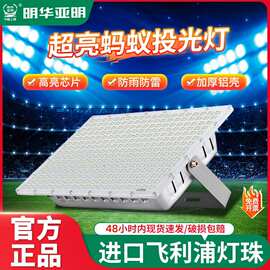 亚明蚂蚁Led投光灯户外照明超亮厂房车间防水广告牌200w400W射灯