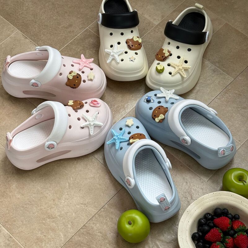 7.0cm Height-Increasing Clogs for Women, Summer Outdoor Thick-Soled Slippers with a Soft Feel, Non-Slip Breathable Beach Eva Chef Shoes 7.0cm Height-Increasing Clogs for Women, Summer Outdoor Thick-Soled Slippers with a Soft Feel, Non-Slip Breathable Beach Eva Chef Shoes