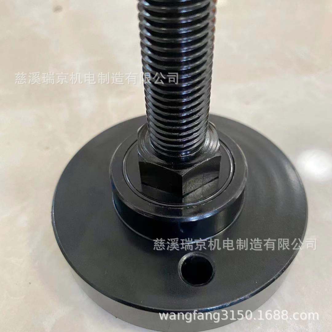 升降带定位孔杯脚可上下调节加防滑防震橡胶地脚螺栓避震脚调节脚
