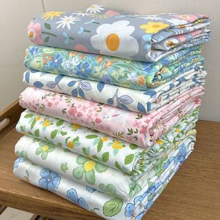 Processing% Pure Cotton Bed Sheetss Twill Pastoral Style Cotton Floral Single and Double Fresh and Soft Household Bed Sheetss
