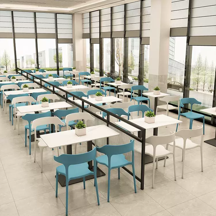 Стол и стулья для школьной столовой, ресторана, лапшичной, закусочной, фастфуда, кафе с баббл-ти, стол из сланца, стол и стулья для ресторана с хот-потом