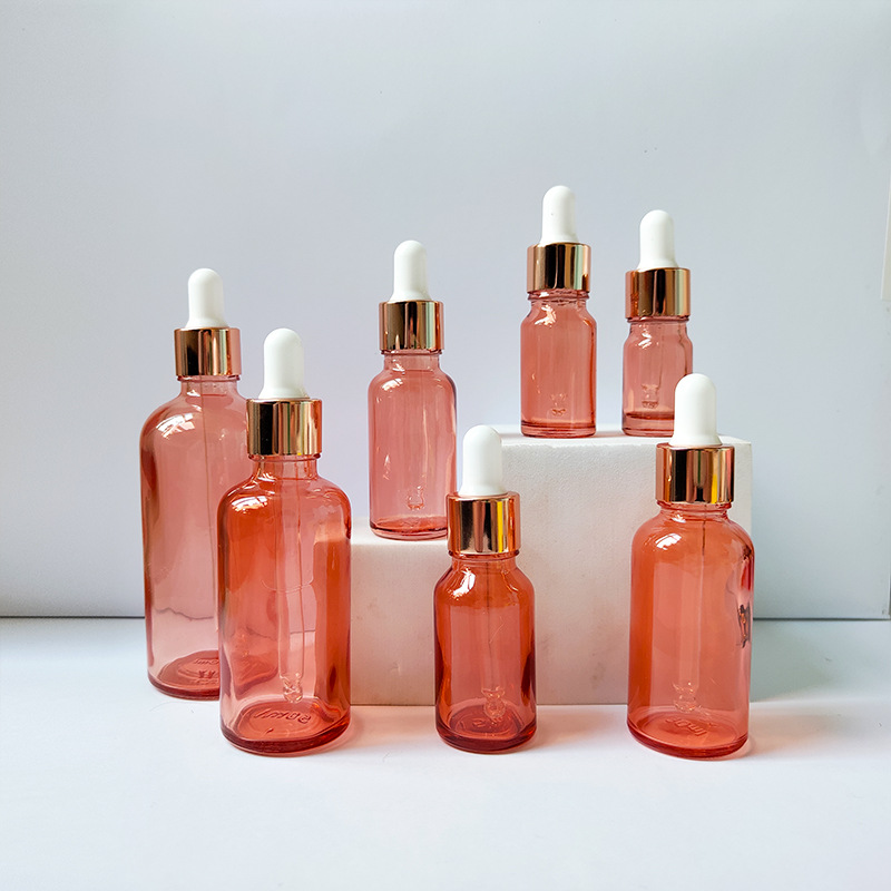 现货50ml20ml15ml30ml精油瓶分装瓶玻璃滴管瓶精华液瓶护肤品包材