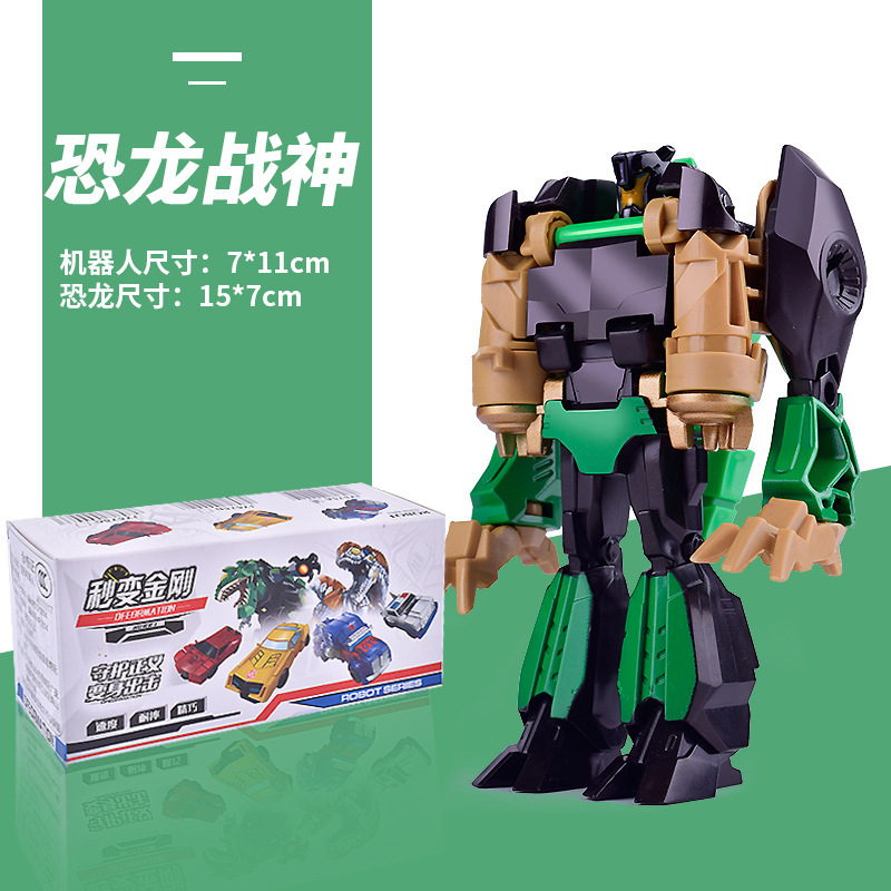 Robot de transformación de juguetes de un paso de transformación Optimus prime hornet columna modelo de automóvil dinosaurio tanque hecho a mano al por mayor