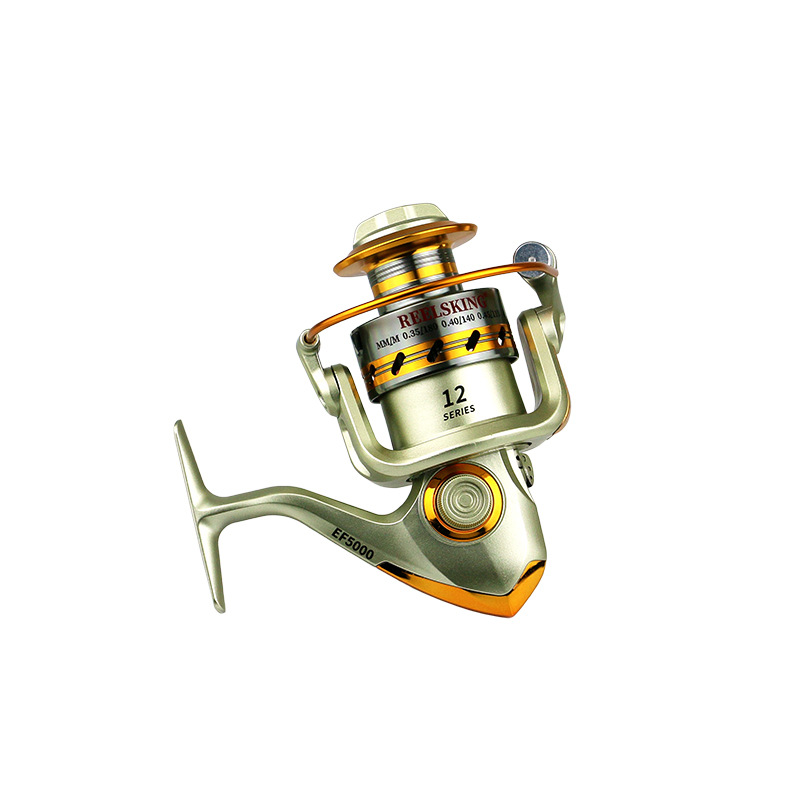 Carrete de pesca YUMOSHI EF balancín de metal carrete de pesca rueda giratoria mar Polo rueda artes de pesca fábrica al por mayor