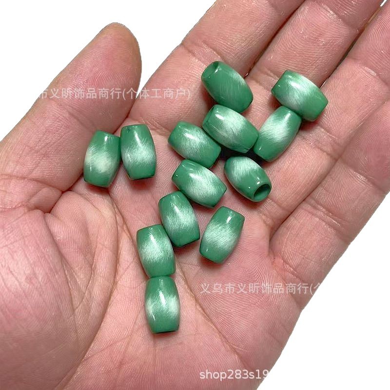 新款大孔桶珠串珠DIY服装辅料包链鞋绳珠手串项链泳衣饰品配件珠|undefined