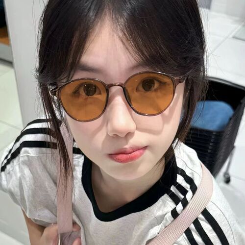 Photochromic Blue Light Blocking Cross-border Fashion Elliptical Plain Color Contact Lenses
