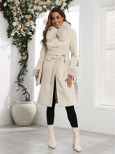 U 32500 French Style Fur Collar Coat ë�I���� �羳�W��