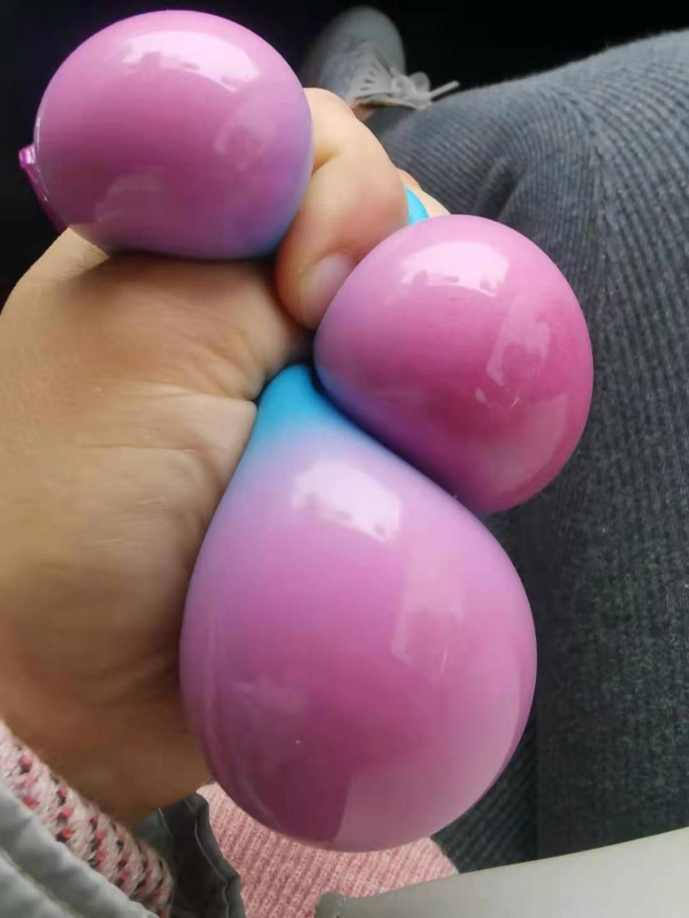 商品详情图_跨境TPR软胶豆腐球发泄减压玩具创意变色面粉球解