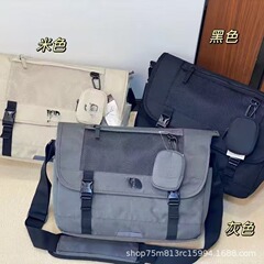 25 新韓国版 Beijia ショルダーバッグメンズクロスボディバッグカジュアルトラベルバッグ出張大容量カップル同じバッグ