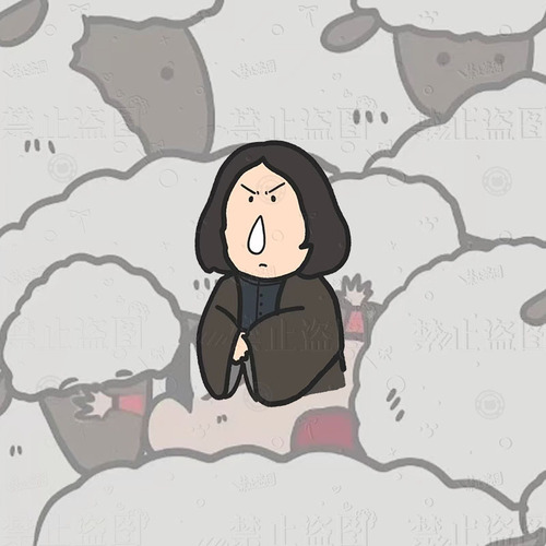 Cartoon anime little magician cos magic acrylic PP clip cute little white handbook clip book clip folder